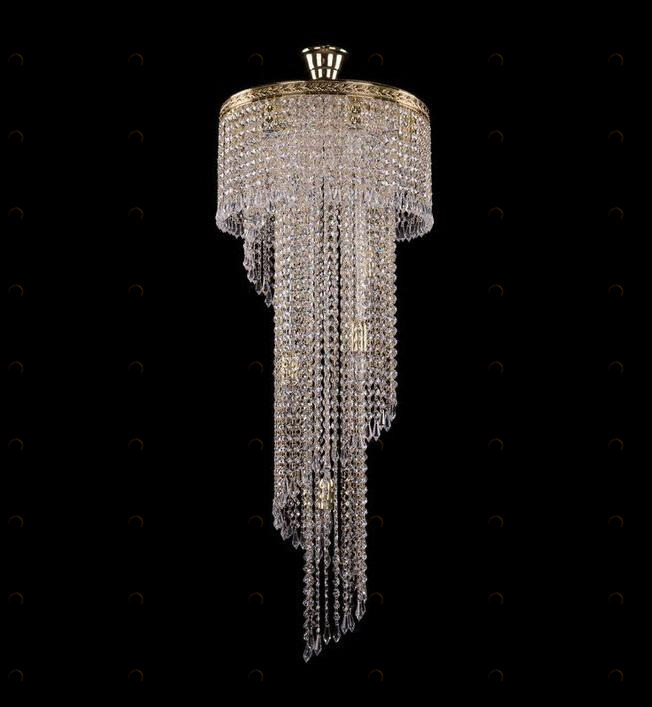 Каскадная люстра Bohemia Ivele 8311/40-100/G BOHEMIA IVELE ДИЗАЙНЕРСКИЕ 076118 Прозрачный 