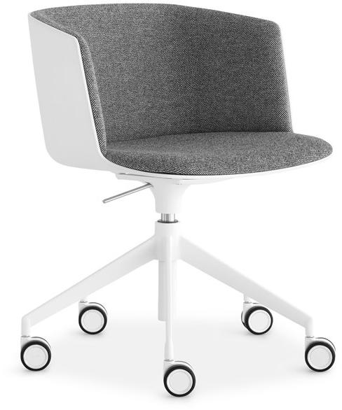 Lapalma Вращающееся кресло из ткани с регулируемой высотой на колесиках Cut S188-189 - Вид №1