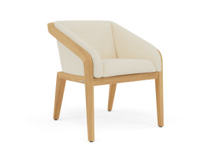 Тканевый садовый стул с подлокотниками