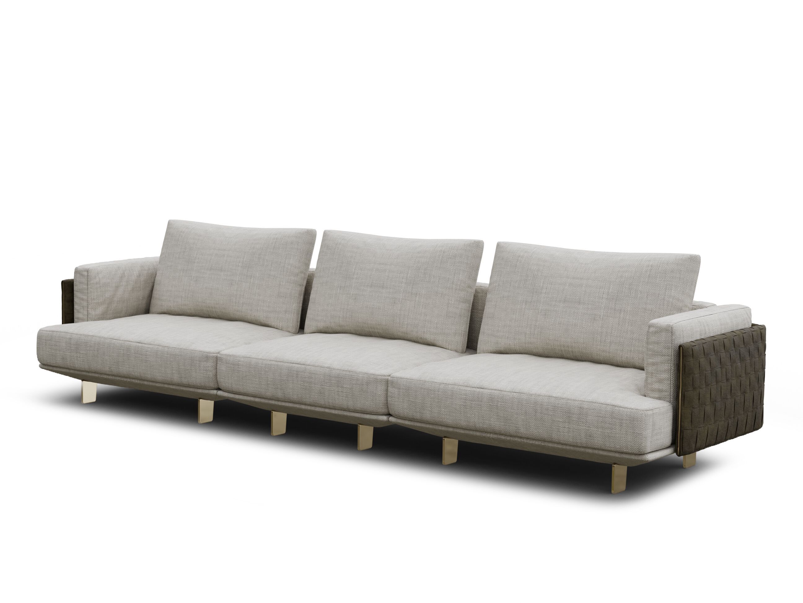 3-местный съемный тканевый диван Natuzzi Italia кампус ARCH-00079122 - Вид №1