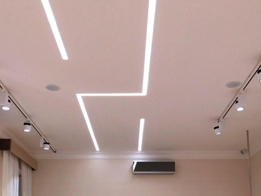 EGOLUCE Встраиваемый алюминиевый потолочный светильник led с системой rgb Linea 6657 / 6658 - Вид №4