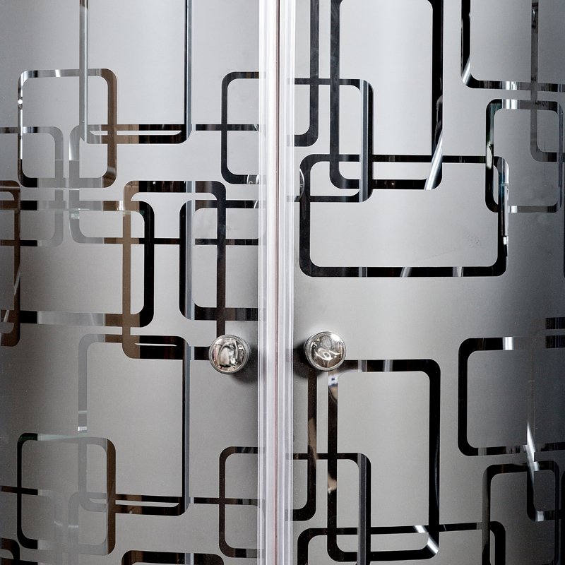 ЕМ1512 L N с гидромассажем (гм.) Душевая кабина DETO Серия EM BМ4510 с электрикой BLACK - Вид №15