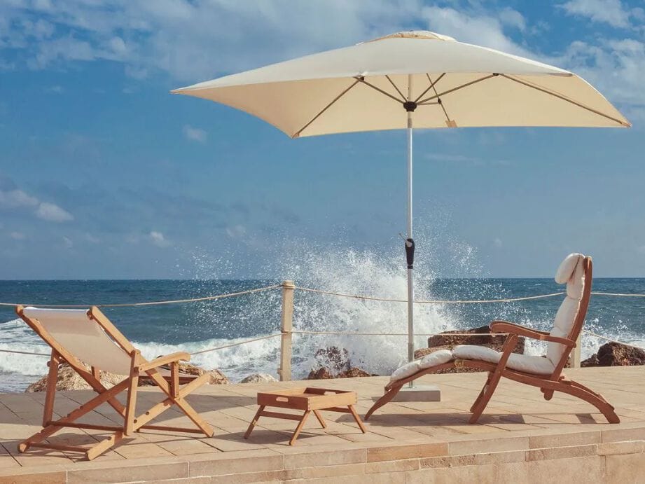 Алюминиевый зонтик и акриловая ткань Unopiù LIPARI ARCH-00106857