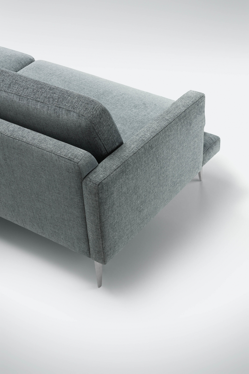 Диван Ludvig трехместный прямой серо-голубой SITS LUDVIG 192461 Серый  - Вид №1