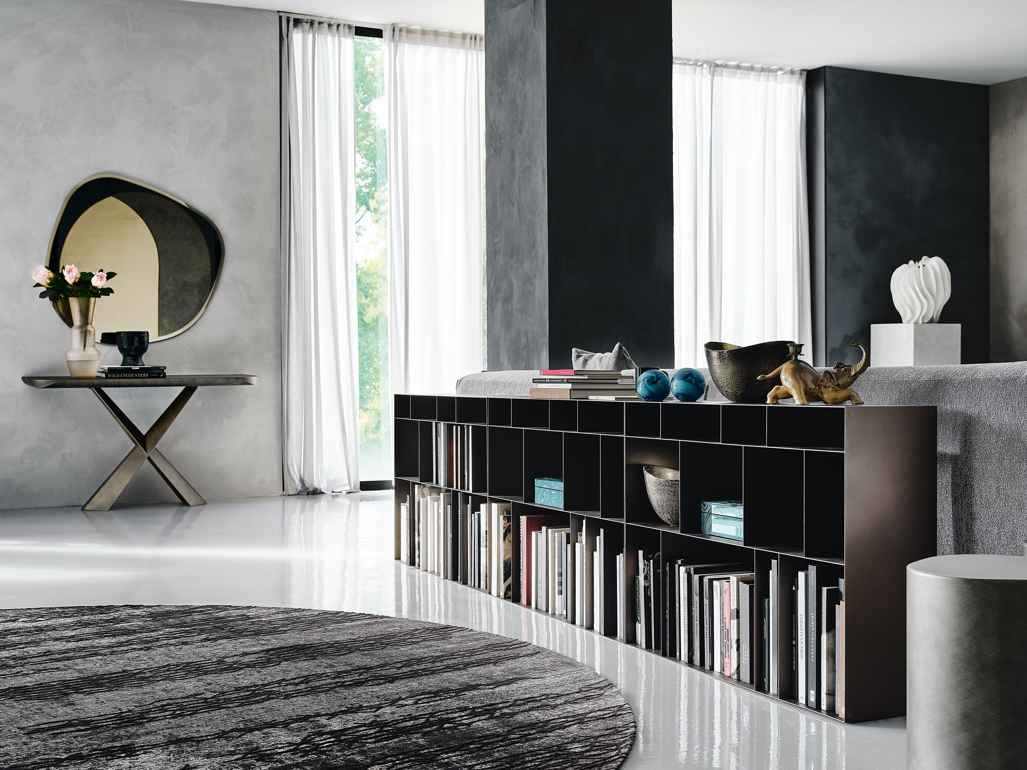 Модульный настенный книжный шкаф Cattelan italia LATITUDE ARCH-00140557 - Вид №3