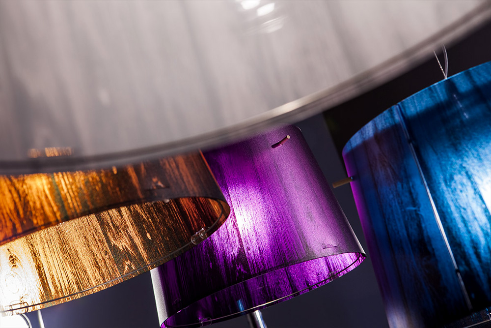 Подвесной светильник Woody Purple от Slamp WOO77SOS0000V_000 SLAMP ДИЗАЙНЕРСКИЕ 243577 Фиолетовый  - Вид №2