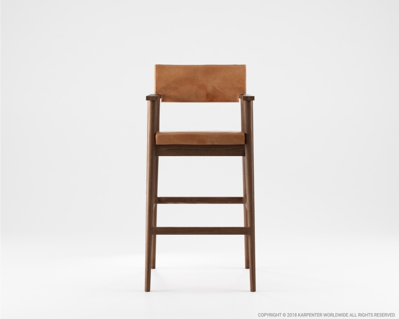 510_1117 Подлокотник барный с кожей Karpenter 