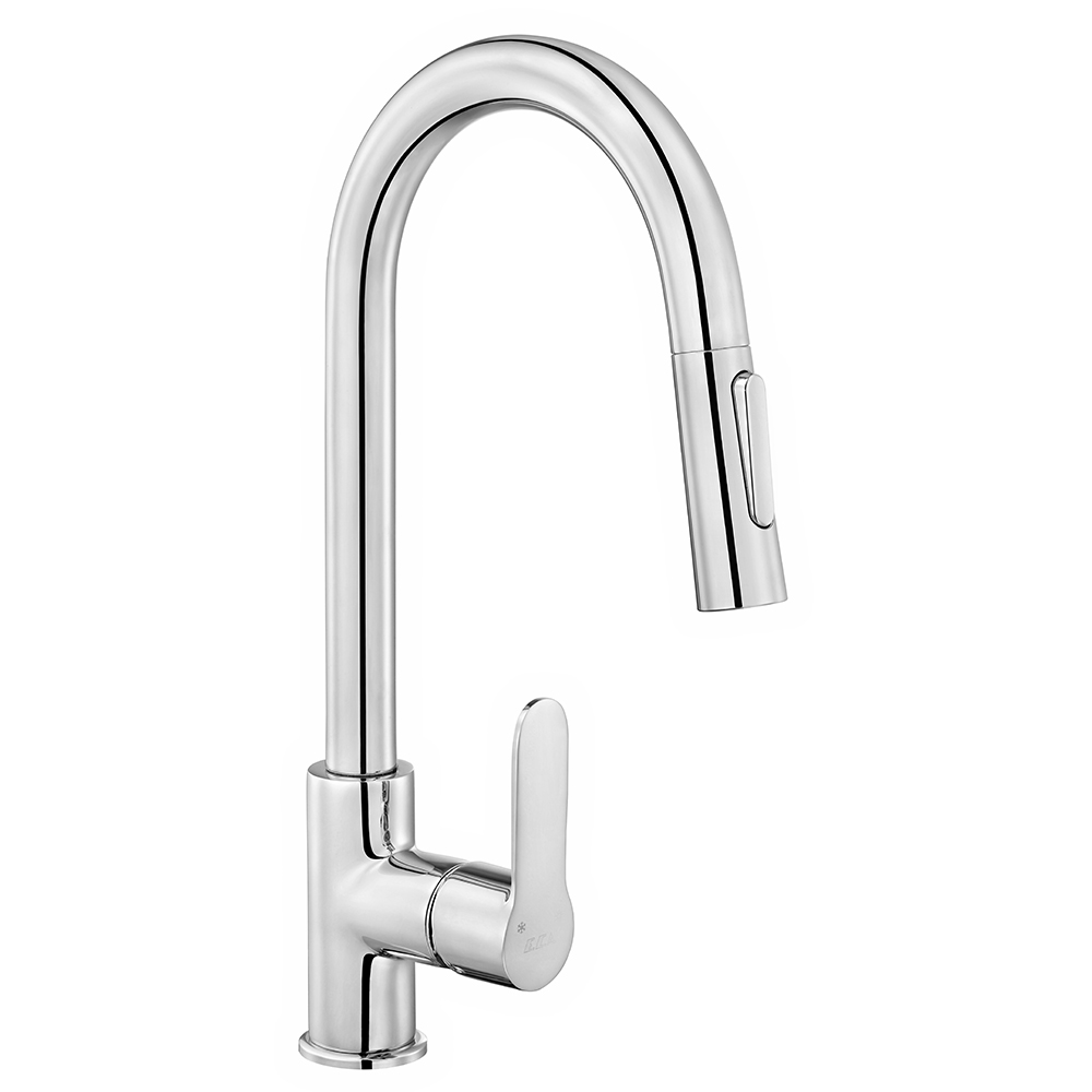 102118129st  Спиральный смеситель для мойки Nita - Ручной душ - Экономия воды Eca  - Вид №1