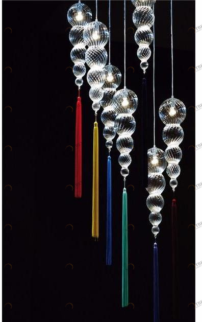 melogranoblu Подвесной светильник из дутого стекла Opera sun-id-1358204