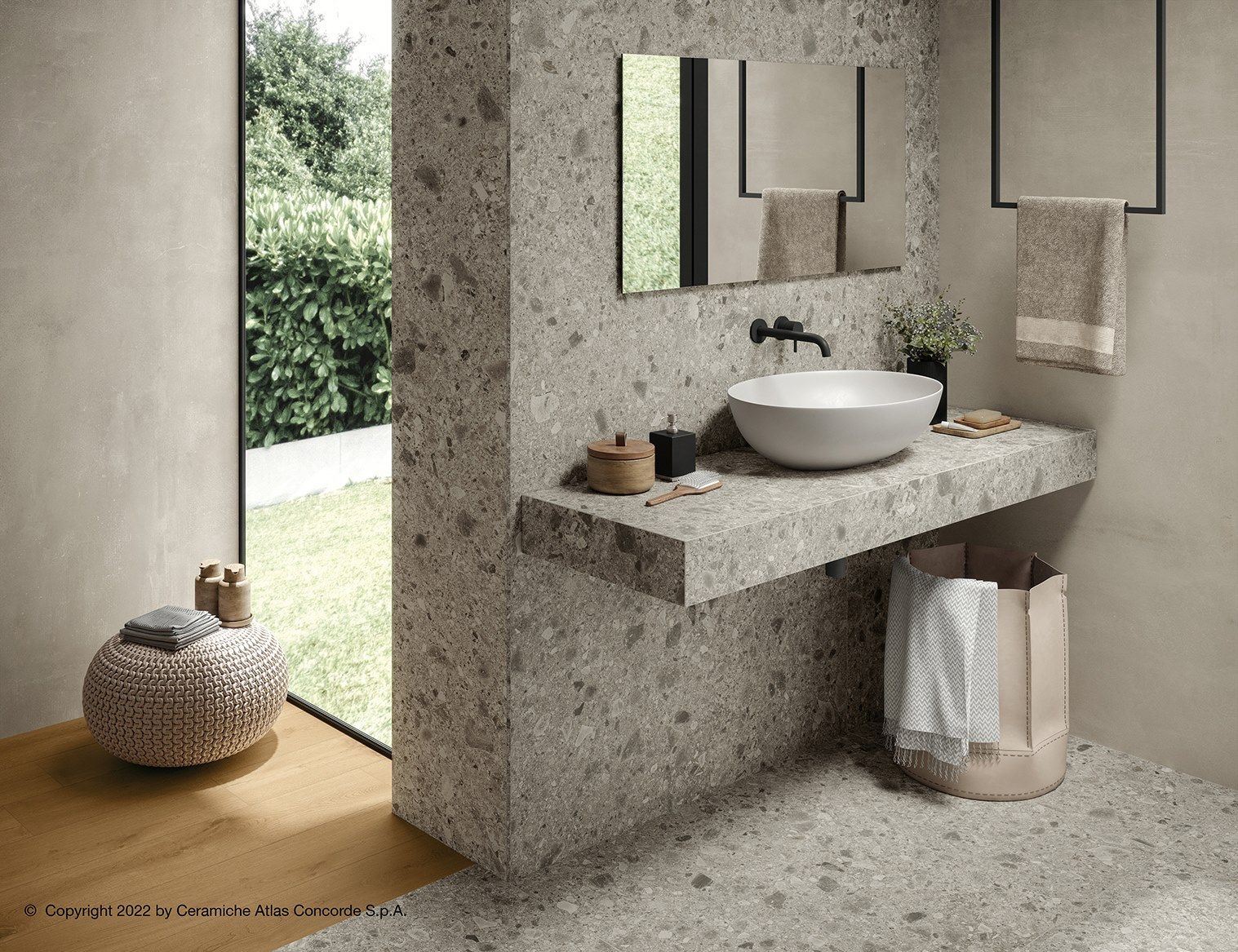 Пол / облицовка керамогранита с эффектом камня для внутреннего и наружного применения Atlas Concorde Boost Mix ARCH-00023665 - Вид №30