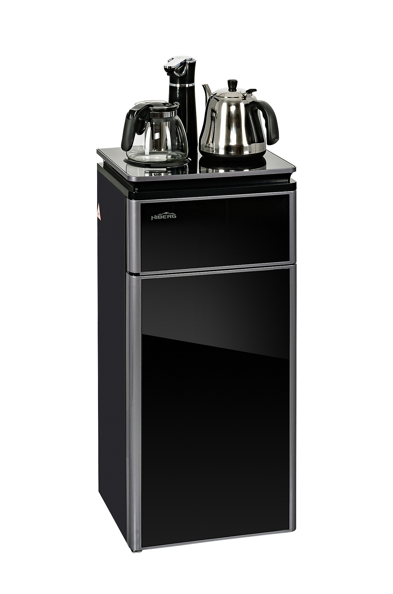 8168378 Диспенсер HIBERG F-81FGB черный STDN-0032782
