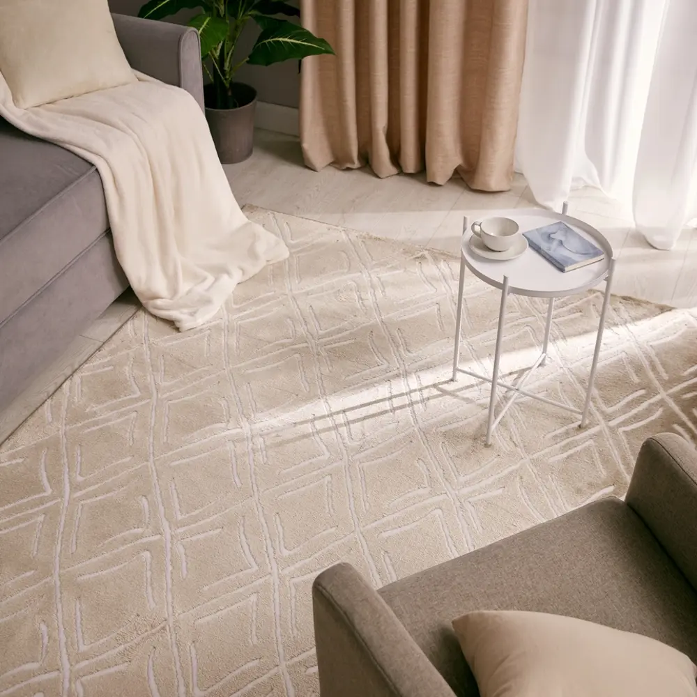 Ковер полипропилен Машаэль 531J 80x140 см цвет бежевый CTIM STLM-2021588 - Вид №6