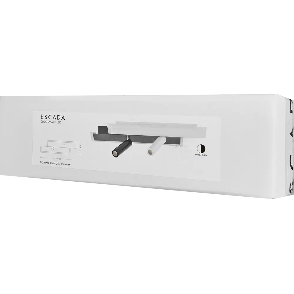 Светильник потолочный 20047SMA/01 цвет бело-черный Escada STLM-2020130 - Вид №8