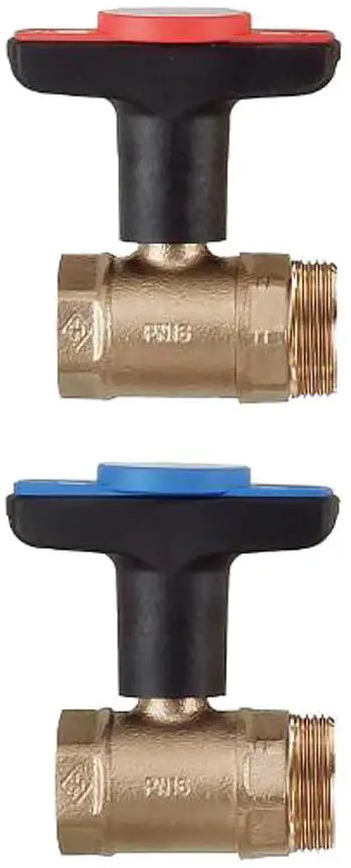90078366 Кран шаровой прямой Heimeier 9339-01.800 DN20 PN16 3/4" ВР-НР металл ручка барашек STLM-0103479