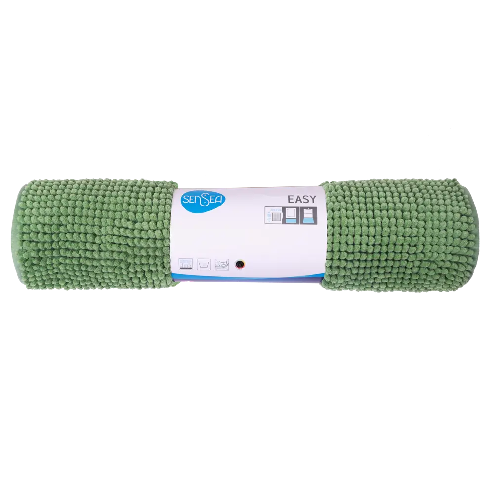 Коврик для ванной Sensea Easy 50x80 см цвет зеленый 84698373 STLM-2200455 - Вид №3