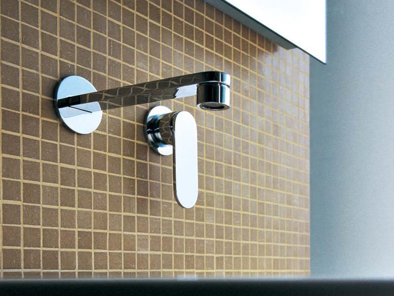 Однорычажный настенный смеситель для раковины с 2 отверстиями Ceramica Flaminia ONE ARCH-00100306