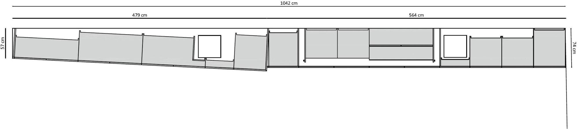 TM Italia Cucine Кухня с островом и системой коринфских каменных стен D90 sun-id-1462370 - Вид №14