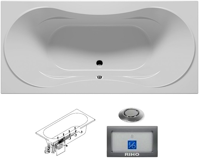 BA5500500000000_top1 Ванна Riho Supreme Santreyd - Вид №1