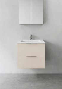 1390228 Шкаф Для Умывальника Компактная Форма Ясень Узор 600 Hafa Ясень