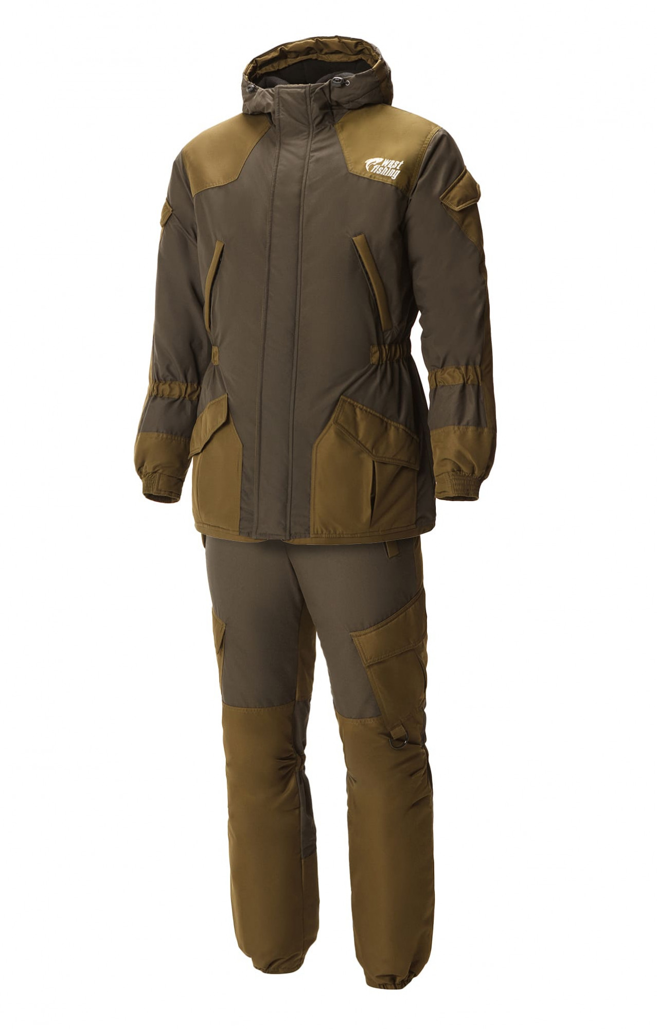 63937 Костюм  зимний хаки West Fishing  Зимняя спецодежда Santreyd 