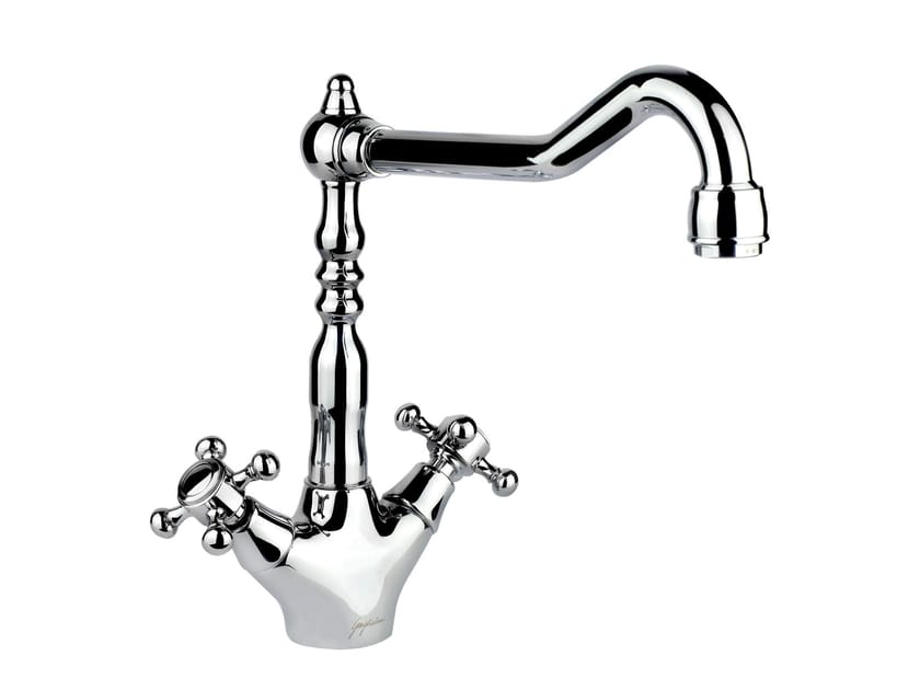 Смеситель для кухни с поворотным изливом GUGLIELMI RUBINETTERIE классическая ARCH-00134355
