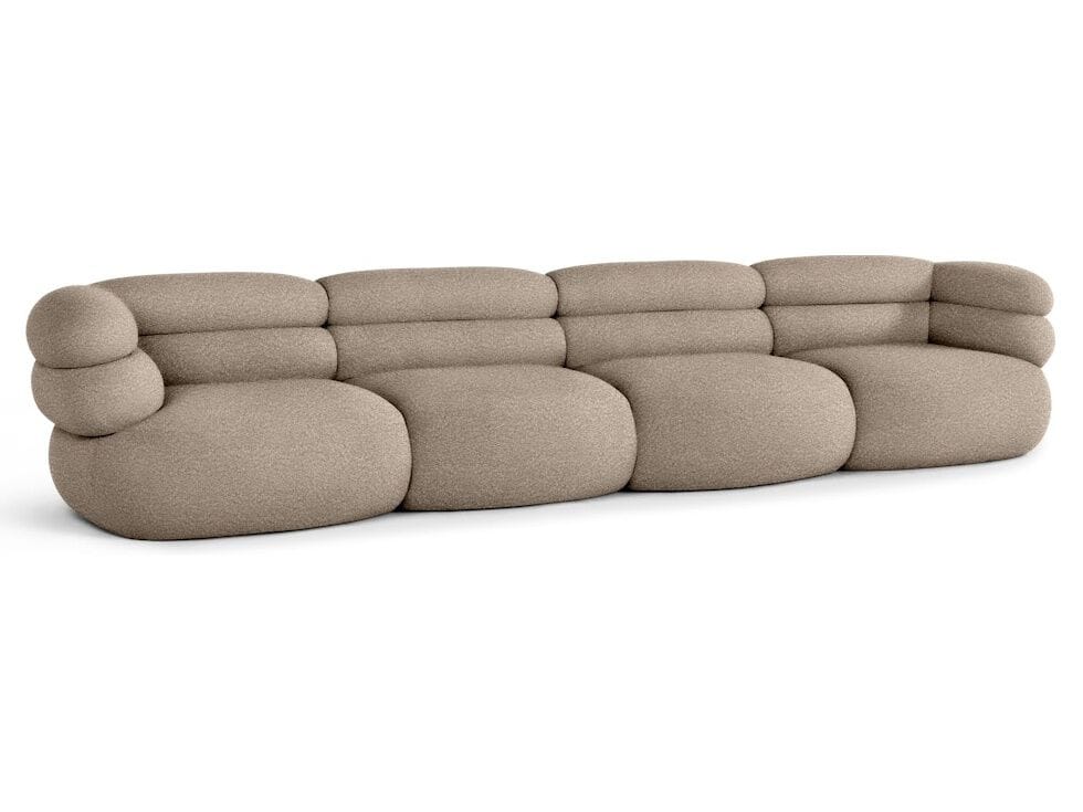 4-местный модульный тканевый диван Knoll Biboni ARCH-00037966 - Вид №2