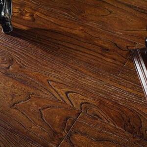 Массивная доска Parketoff Экзотика Ильм Дракон Вяз (Ильм) с брашью (Текстурированная) 910х122 мм.