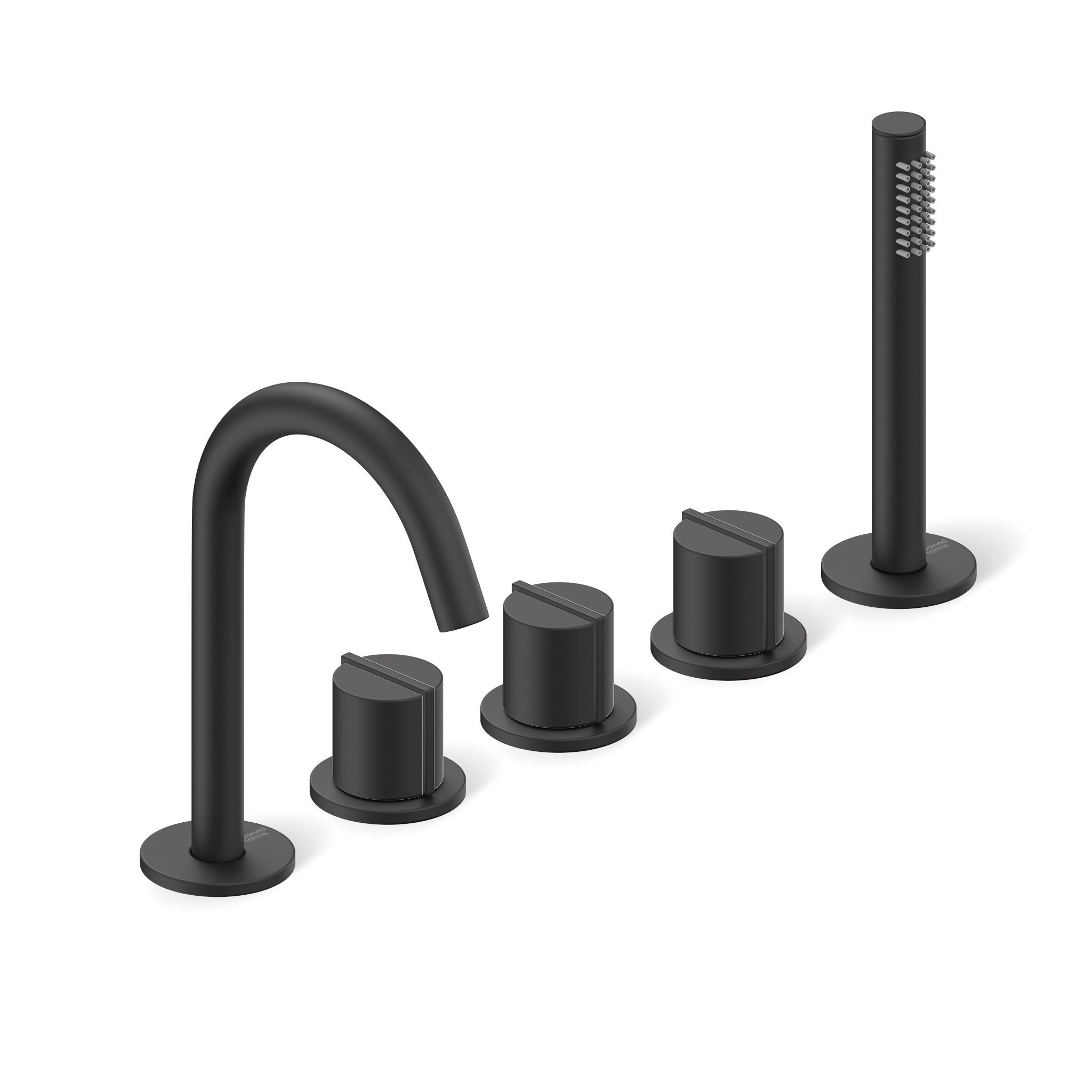 Утопленный набор для ванны с 5 отверстиями и ручным душем Varied Forms Macaron ARCH-00054511 - Вид №4