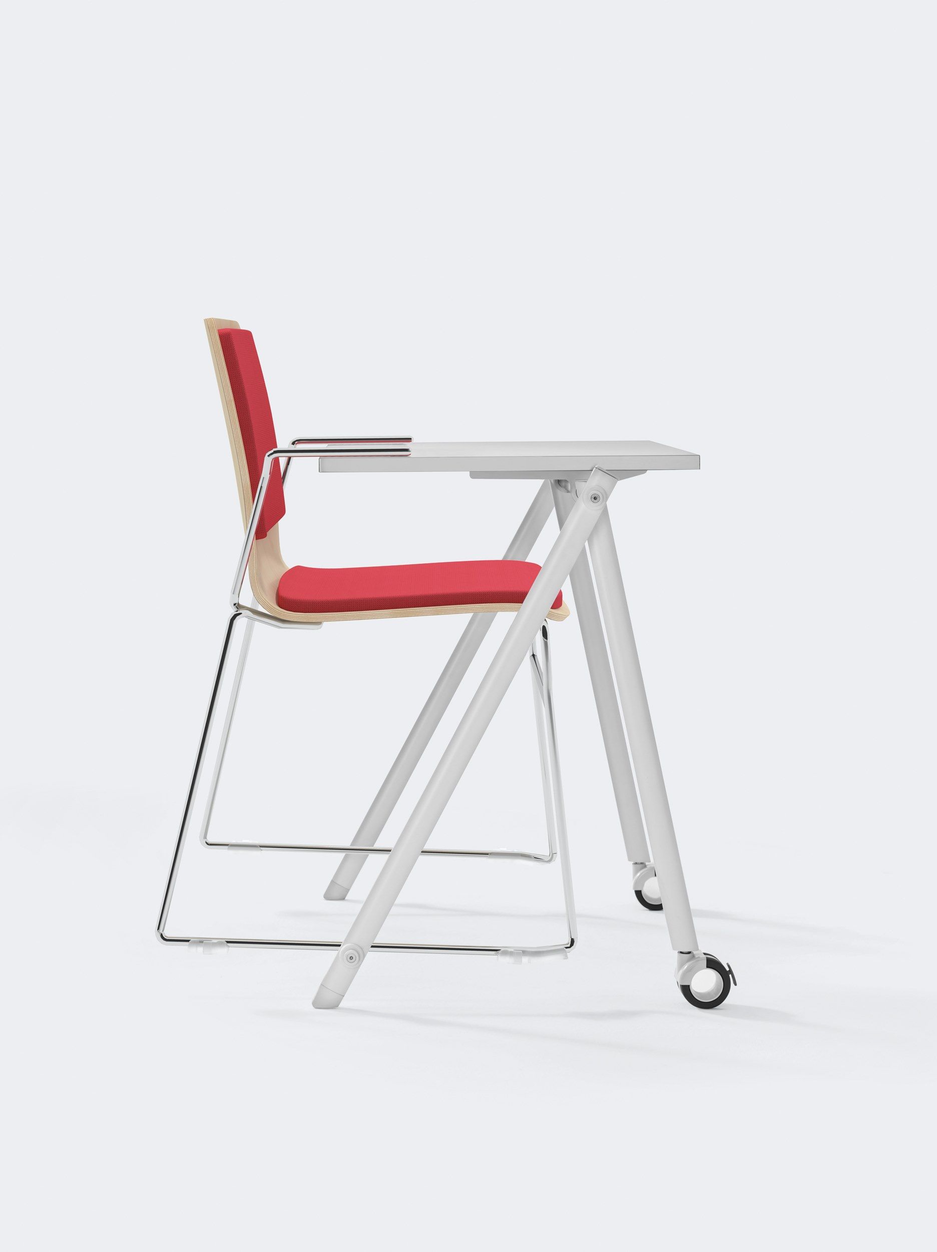 Штабелируемый стул с подлокотниками Ares Line Woody ARCH-00056913 - Вид №5