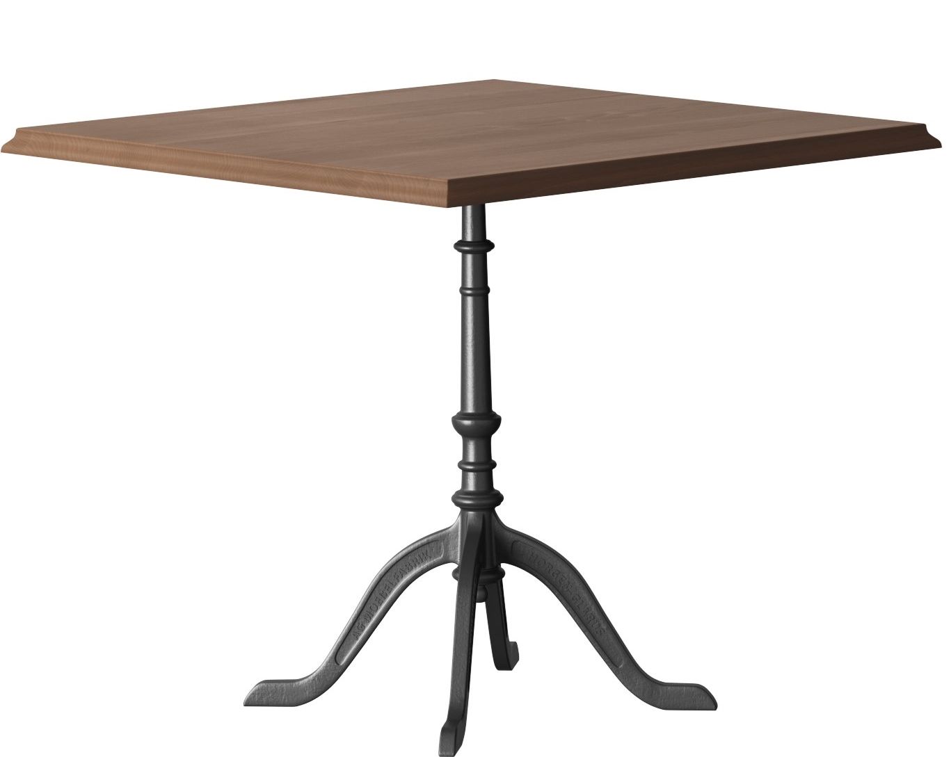 Квадратный стол из массива дерева со спицами horgenglarus GLORIA ARCH-00120274 - Вид №12