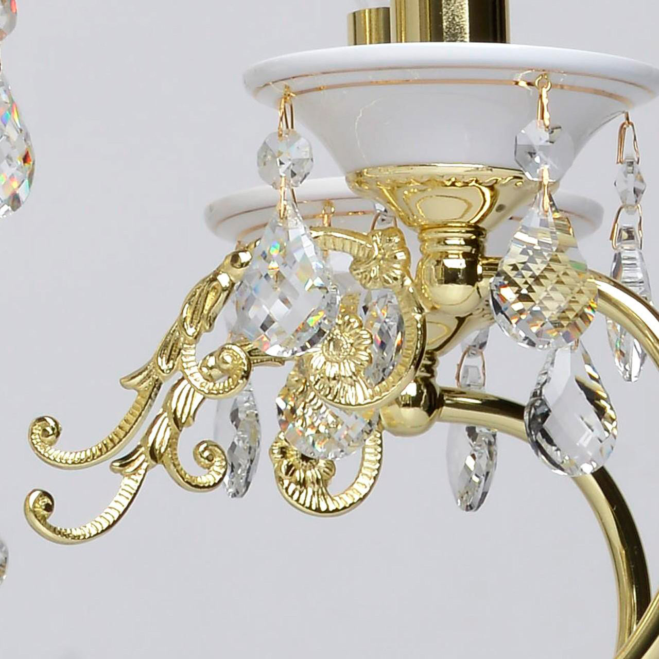 Подвесная люстра MW-Light Свеча 25 301018208 белая MW-LIGHT ДИЗАЙНЕРСКИЕ, СВЕЧА 188193 Белый  - Вид №1