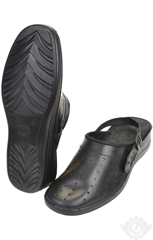 60947 Туфли Сабо "Шарм" женские темные  Медицинская обувь размер 37 Спецодежда 