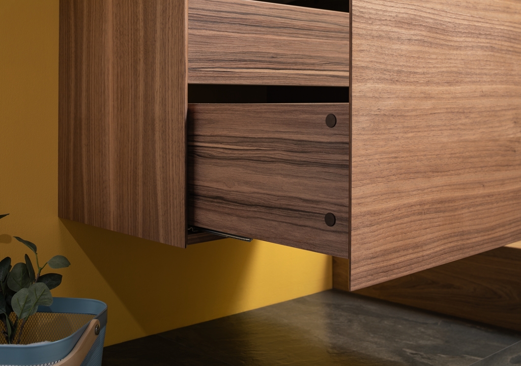 Тумба с раковиной Aquanet Нью-Йорк 70 орех 0020394600198207 - Вид №7