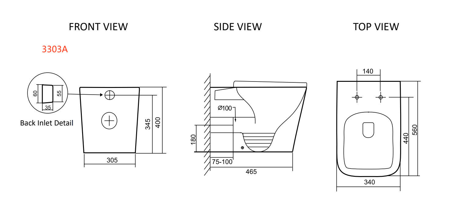 Унитазы приставные SL-5021T SANTILINE  - Вид №1