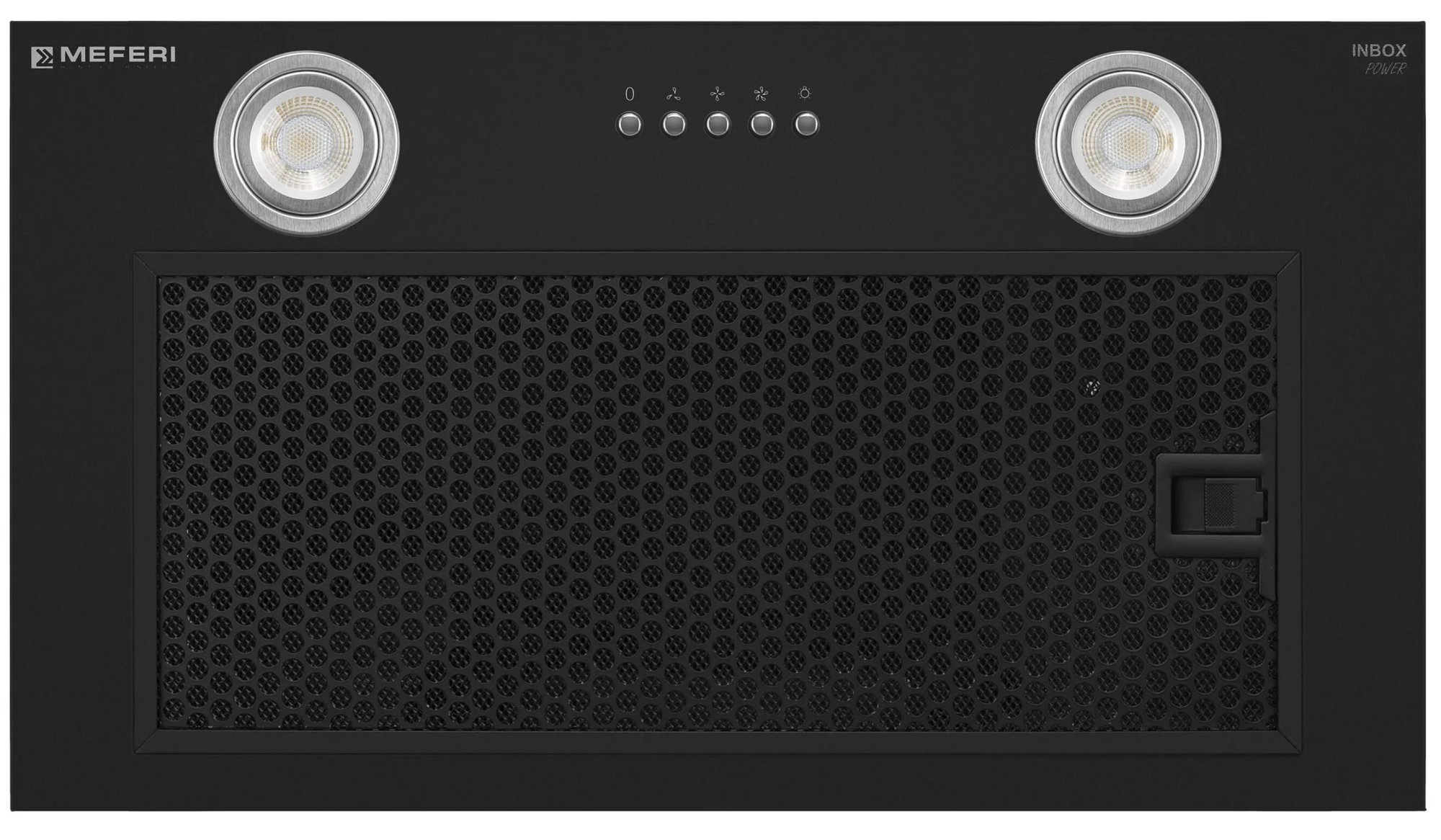 9168690 Вытяжка полновстраиваемая Meferi INBOX52BK POWER черный STDN-0113555 - Вид №5