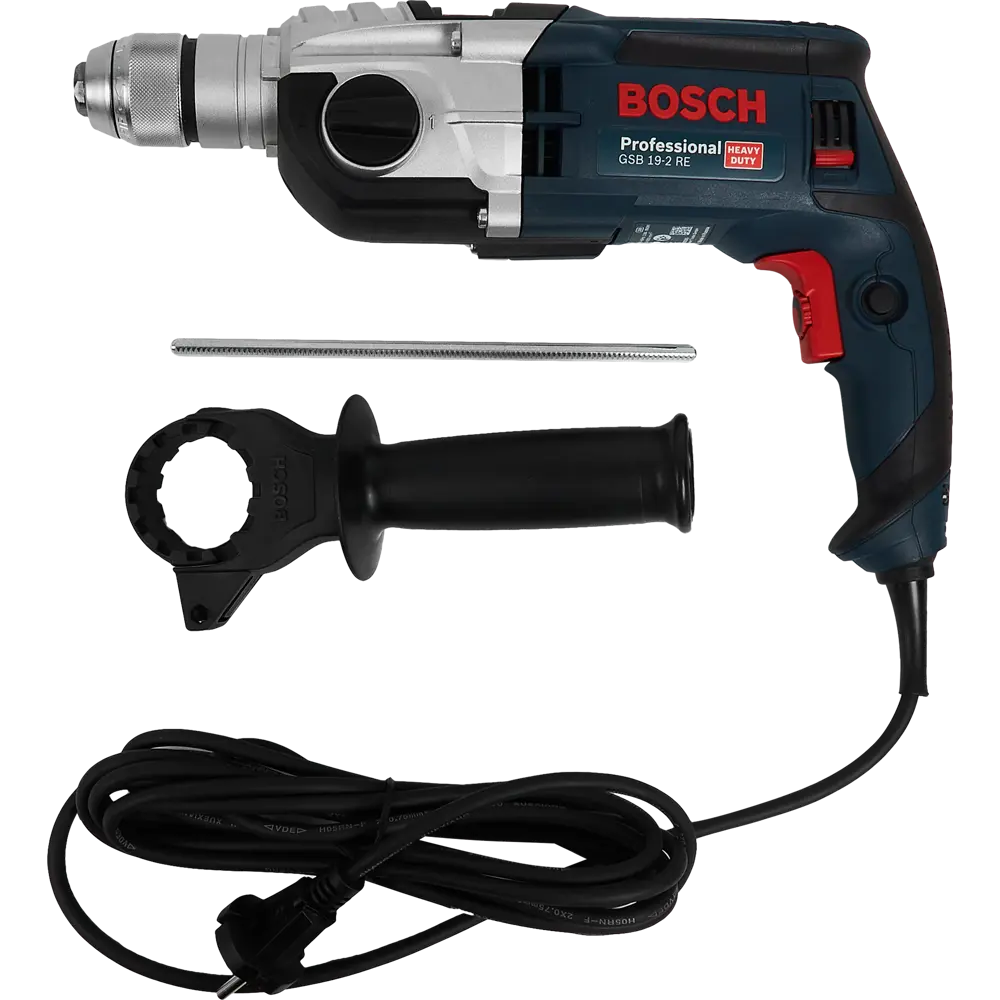 Дрель сетевая ударная Bosch Professional GSB 19-2 RE 060117B500, 850 Вт 80136759 STLM-2053172  - Вид №5