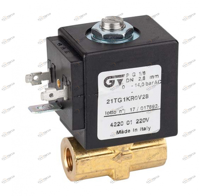 GENEBRE 4220 04 c24v 2-ходовой электромагнитный клапан прямого действия Н.З 