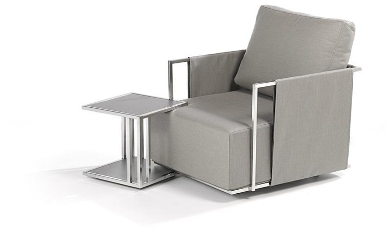 FISCHER MÖBEL Садовое кресло из модульной ткани с подлокотниками Suite sun-id-1372616 - Вид №1