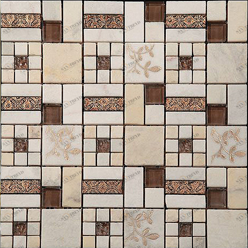 МОЗАИКА ИЗ НАТУРАЛЬНОГО КАМНЯ  PFM-7 NATURAL ANTICO PFM7
