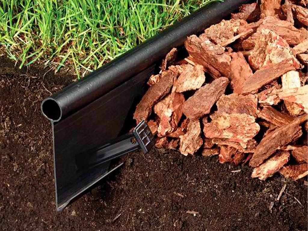 Садовый бордюр "Канта", оливковый ГеоПластБорд GPBST-30 - Вид №4