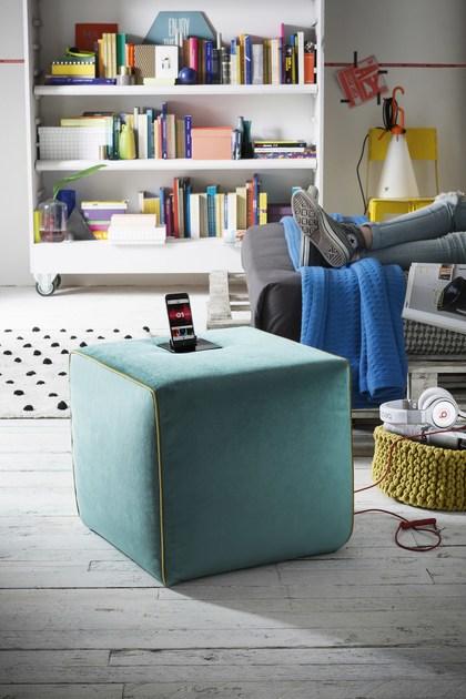 Felis Бархатный пуф с док-станцией Complements sun-id-1438376 - Вид №1