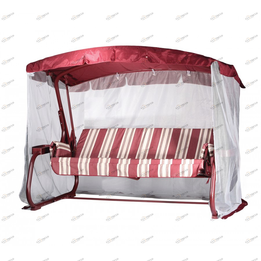 Качели садовые красные "Милан" IMPEX  132267 Красный 