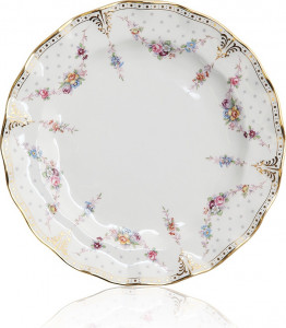 10560262 Royal Crown Derby Тарелка подстановочная Royal Crown Derby "Роял Антуанетта"  30см Фарфор костяной