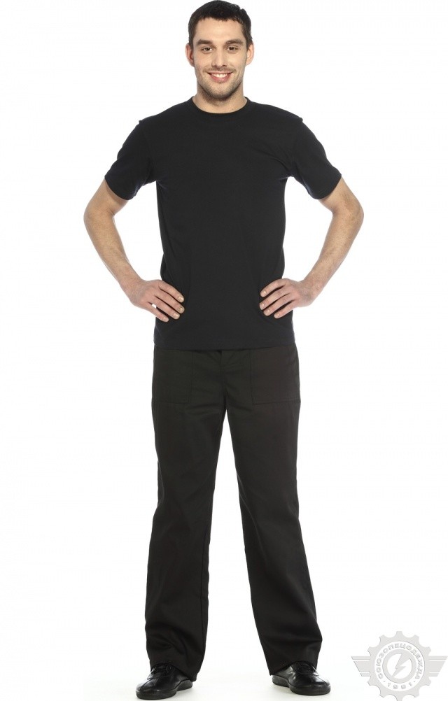 4958262 Футболка темно-синяя  Одежда для официантов  размер XL (50-52) Спецодежда  - Вид №8