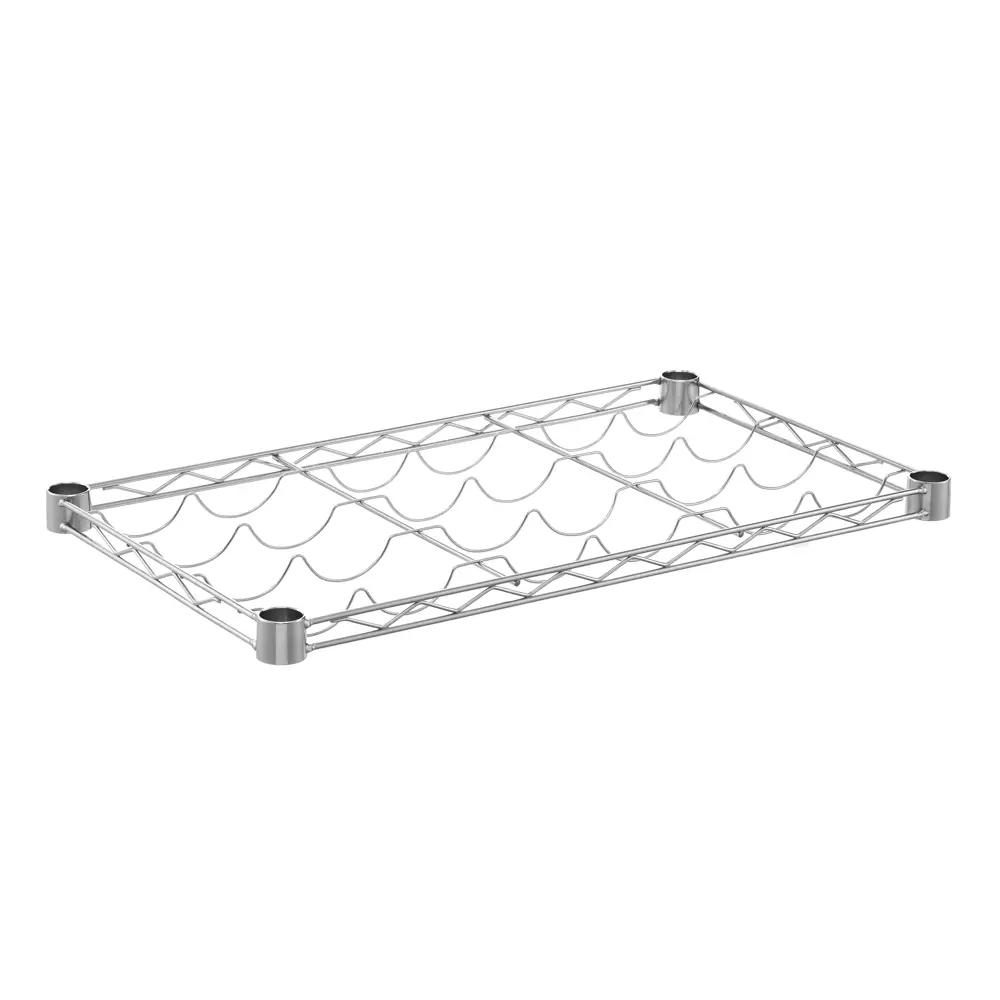 Spaceo Хромированная полка для бутылок 60×35 см 87890936 STLM-1082659