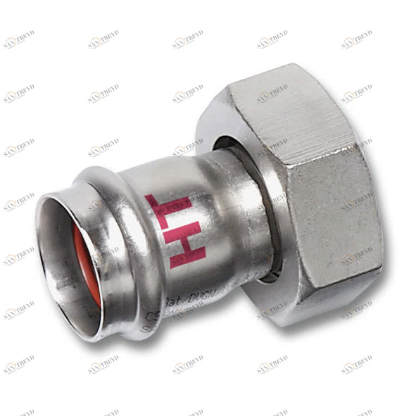 698359M221 SANHA 98359M пресс-фит. нерж.сталь, резьб.соед.ВПр,плоск.упл. 22x1 мм 