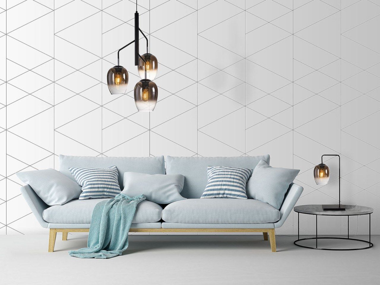 Стеклянный подвесной светильник Valaisin Grönlund Лидс ARCH-00106795 - Вид №1