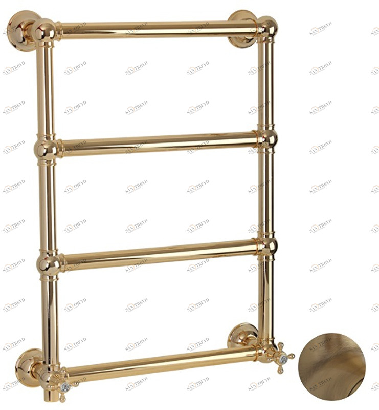 Полотенцесушитель MIGLIORE Colosseum DX ML.CLS-EL.301, 48 x 72 см электрический, бронза, провод справа ML.CLS-EL.301.BR