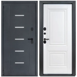 Дверь входная металлическая Порта Т-1 98x205 см левая белый