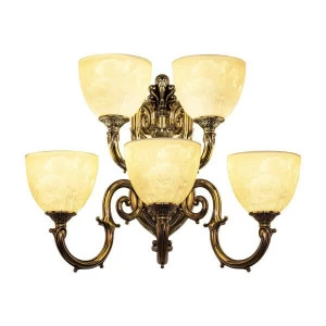 Бра настенное бежевое Bohemia Ivele 7203B16 Rose BOHEMIA IVELE ПОД СТАРИНУ 00-3889102 Бежевый